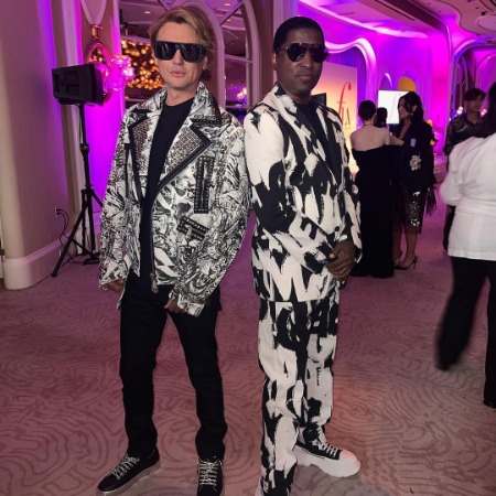 Jonathan Cheban enjoying time with American singer Baby Face.